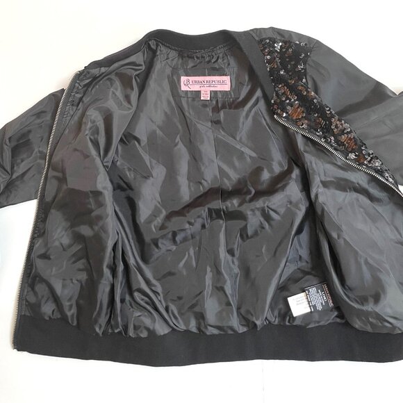 URBAN REPUBLIC GIRLS COLLECTION SEQUIN FRONT JACKET 14 - Picture 5 of 7